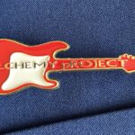 Pin Guitarra Roja Fender Stratocaster