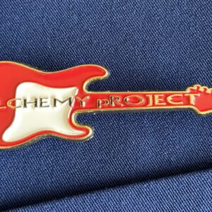 Pin Guitarra Roja Fender Stratocaster